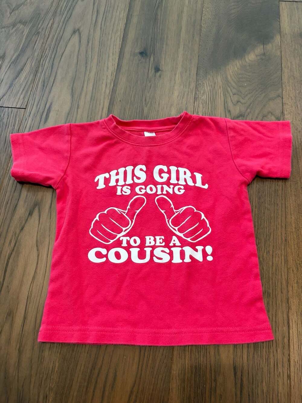 Monag This Girl Is Going To Be A Cousin Toddler Graphic T-Shirt